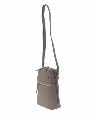牛革ラウンドジップショルダーバッグ | MK MICHEL KLEIN BAG