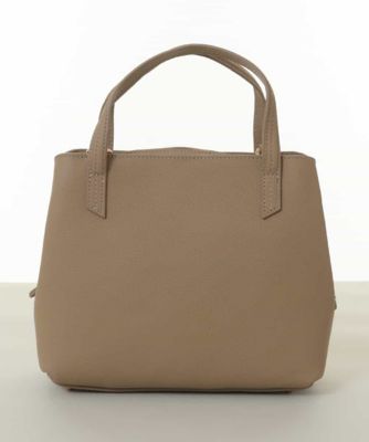 ＜MK MICHEL KLEIN BAG (Women)＞［２ＷＡＹ］カウレザースクエアハンドバッグ