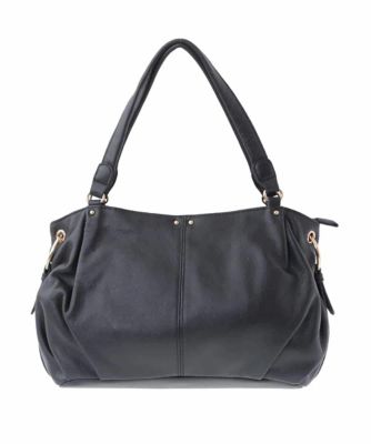 ＜MK MICHEL KLEIN BAG (Women)＞［２ＷＡＹ］カウレザータックデザイントートバッグ