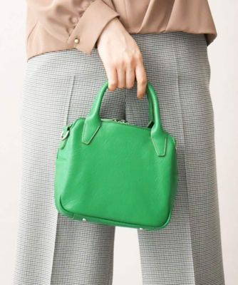 ＜MK MICHEL KLEIN BAG (Women)＞［２ＷＡＹ］カウレザースクエアミニトートバッグ