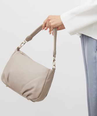 ＜MK MICHEL KLEIN BAG (Women)＞［２ＷＡＹ］ギャザーポイントワンハンドルバッグ