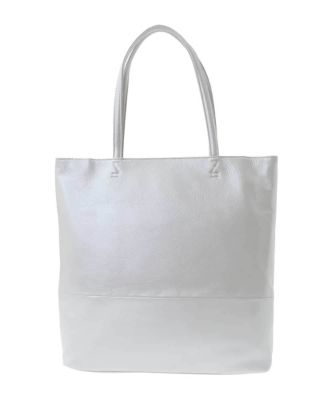A4収納可］カウレザースクエアトートバッグ | MK MICHEL KLEIN