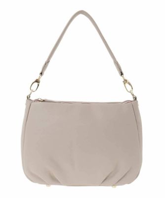 2WAY］ギャザーポイント牛革ワンハンドルバッグ | MK MICHEL KLEIN