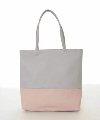 A4収納可］バイカラーデザイン牛革トートバッグ | MK MICHEL KLEIN