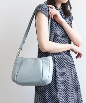2WAY］切り替えポケット牛革ショルダーバッグ | MK MICHEL KLEIN