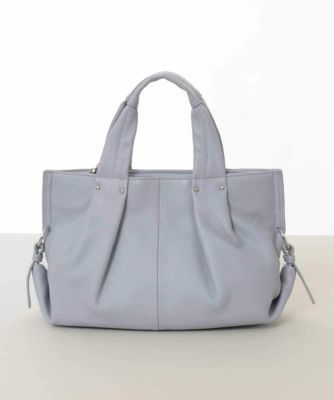 2WAY］サイドポイント牛革デザインハンドバッグ | MK MICHEL KLEIN