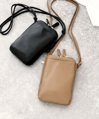 MK MICHEL KLEIN BAG (Women)/エムケーミッシェルクランバッグ [軽量]牛革ウォレットショルダーバッグ
