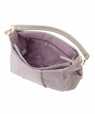 2WAY／500g以下の軽量］タックデザインワンショルダーバッグ