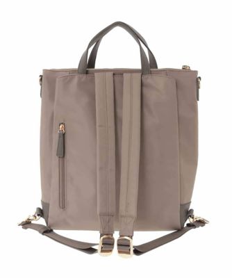 3WAY／撥水］レザーポイントデザインリュック | MK MICHEL KLEIN