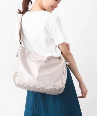 ＜MK MICHEL KLEIN BAG (Women)＞ドロストデザインメタリックショルダーバッグ