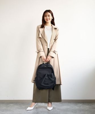 ［Ａ４収納可能］タックデザインバックパック
