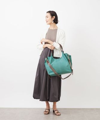［２ＷＡＹ／撥水加工］サイドジップアレンジトートバッグ