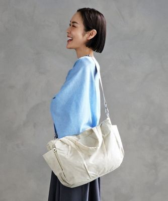 ＜MK MICHEL KLEIN BAG (Women)＞［２ＷＡＹ／Ａ４収納可］スター柄タックデザイントートバッグ