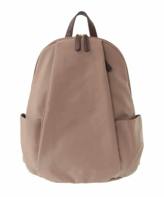 美品 京都マスギ CRESCHEND 印伝リュックバッグ ブラウン 【公式