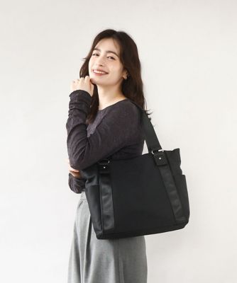 MK MICHEL KLEIN BAG (Women)/エムケーミッシェルクランバッグ [2WAY]多機能ポケットデザイントートバッグ ブラック94 旅行用かばん・バッグ【三越伊勢丹/公式】