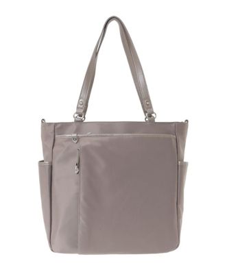 MK ミッシェルクラン バッグ（MK MICHEL  BAG）/[2WAY]レザーパイピングナイロンスクエアトートバッグ 2WAY］レザーパイピングナイロンスクエアトートバッグ | MK MICHEL