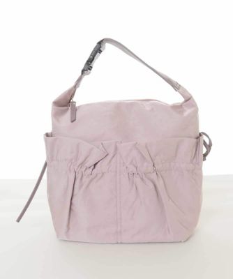 A4収納可］ギャザーポケットナイロンバッグ | MK MICHEL KLEIN BAG