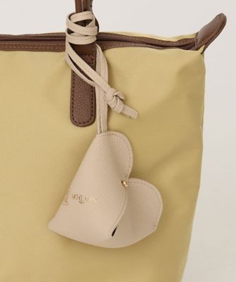 ＜MK MICHEL KLEIN BAG (Women)＞テトラハートレザーチャーム