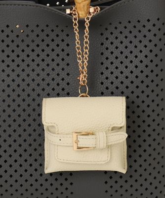＜MK MICHEL KLEIN BAG (Women)＞ミニバッグレザーチャーム