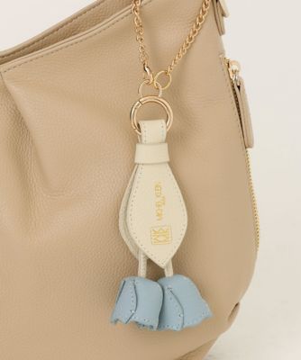 ＜MK MICHEL KLEIN BAG (Women)＞チューリップレザーチャーム