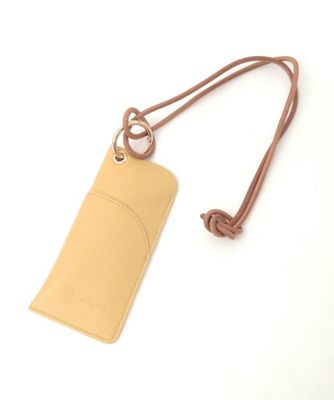 【未使用】RRL/ HORWEENコラボ/本革 グラスホルダーBEIGE 首掛け可能］牛革グラスホルダー | MK MICHEL KLEIN BAG (Women