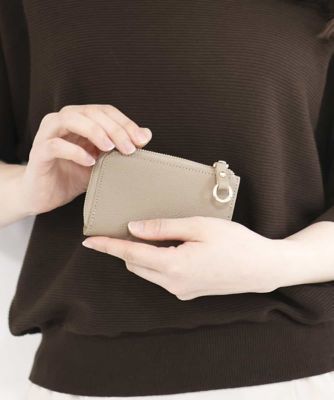 ＜MK MICHEL KLEIN BAG (Women)＞カウレザーキーケース