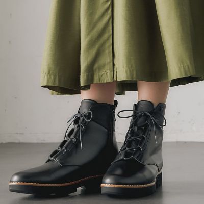 【新品】アシックスウォーキング ペダラ ソフトラギッドブーツ ブラック 23cm ペダラ ソフトラギッド レディース 2E 3．0cmヒール