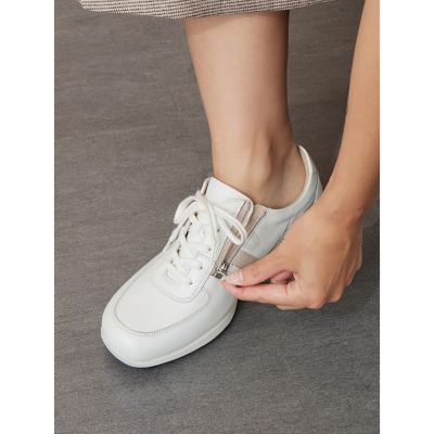 【美品】asics Pedala アシックス　ペダラ　バレエシューズ（23）白 アシックス ウォーキング(ペダラ) ASICS WALKING (PEDALA