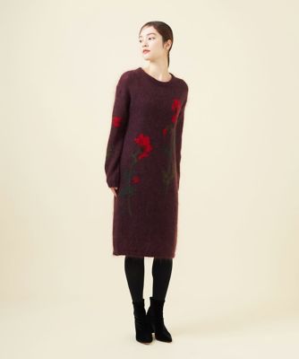 tarajarmonヘビーニットヴィスコースドレスワンピース　タラジャーモン美品 タラジャーモン 24AW ヘビーニットヴィスコースドレス