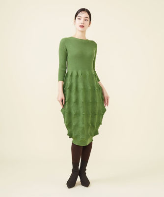 ウェーブデザインニットドレス | ファッション・服 | 三越伊勢丹