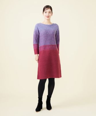 ＜Sybilla (Women)＞グラデージョンボーダーニットドレス