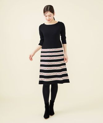 ＜Sybilla (Women)＞幾何柄ジャカードニットドレス