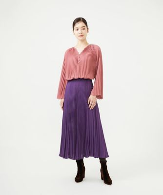 アコーディオンプリーツブラウス | Sybilla (Women)/シビラ
