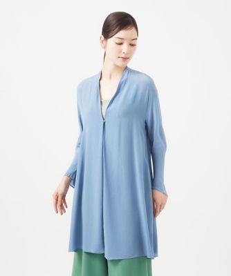 ＜Sybilla (Women)＞Ｖネックロングブラウス