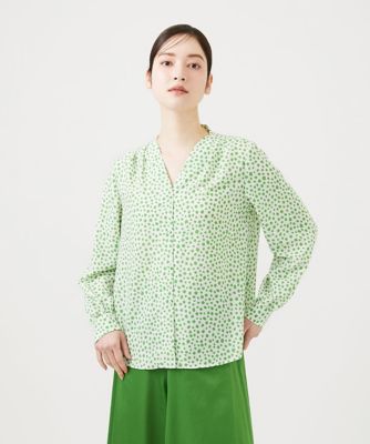 ＜Sybilla (Women)＞ランダムドットプリントブラウス