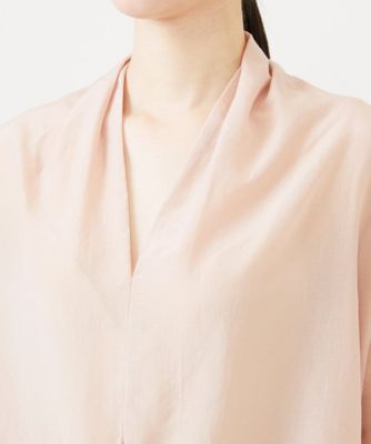 シビラ SYBILLA パフスリーブ カシュクール ブラウス 2025SS Sybilla - シビラ SYBILLA パフスリーブ カシュクール ブラウス 2025SS