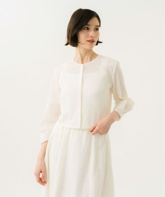 ＜Sybilla (Women)＞アイレットレースブラウス