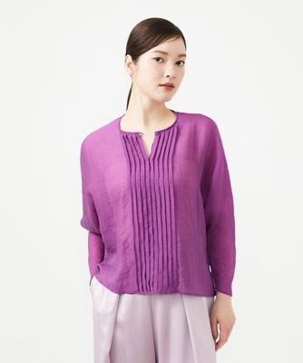 ＜Sybilla (Women)＞ピンタックシアーブラウス