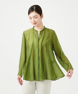 ＜Sybilla (Women)＞フレアシアーブラウス