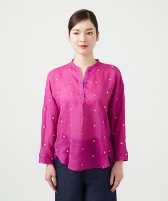 ダイヤ刺繍リネンブラウス | Sybilla (Women)/シビラ | 三越伊勢丹
