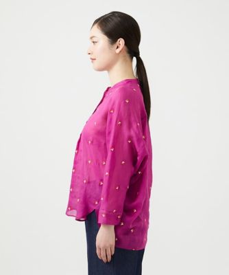 ダイヤ刺繍リネンブラウス | Sybilla (Women)/シビラ | 三越伊勢丹