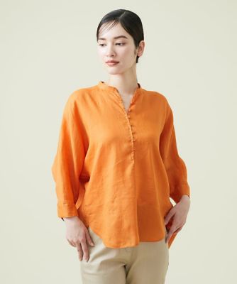 ＜Sybilla (Women)＞リネンローンドルマンスリーブブラウス