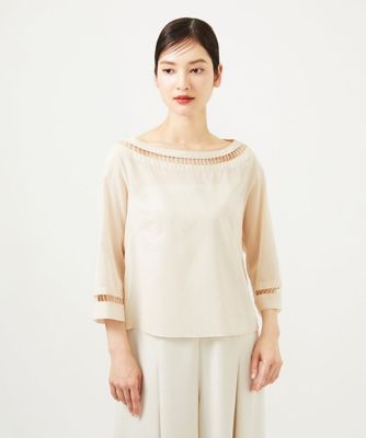 ＜Sybilla (Women)＞ハシゴ刺繍シアーブラウス