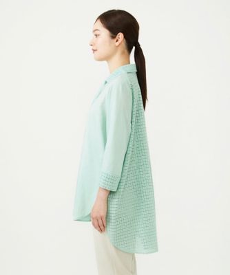 コットンレースドッキングロングブラウス | Sybilla (Women)/シビラ