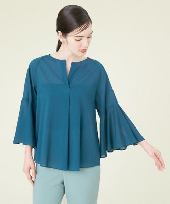 フレアスリーブスキッパーデザインブラウス の通販 | 三越伊勢丹