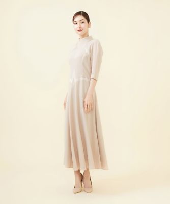 SMART DRESS】サテンカットワークドレス | Sybilla