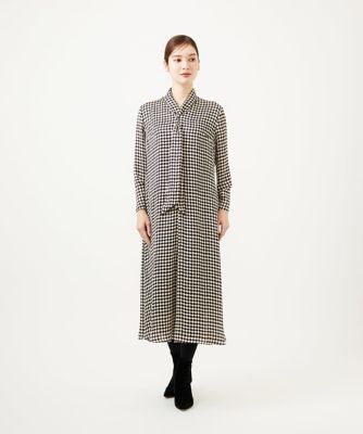 Sybilla (Women)/シビラ ダイヤ柄プリントドレス 94ブラック系 ワンピース・ドレス【三越伊勢丹/公式】