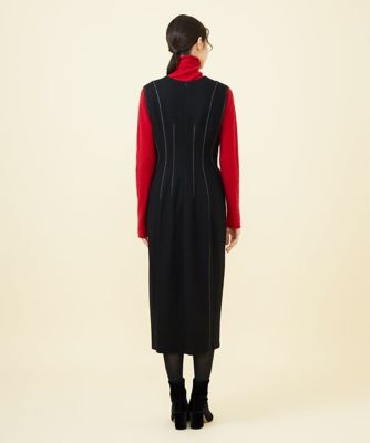 配色ステッチジャンパースカート | Sybilla (Women)/シビラ | 三越