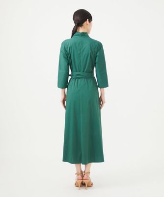ウエストベルトカシュクールドレス