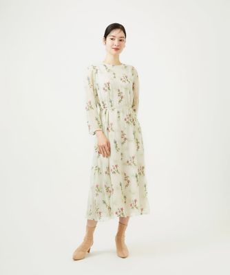 【美品】Sybilla ボタニカル刺繍ドレス ボタニカル刺繍ドレス （ロング・マキシ丈ワンピース）｜Sybilla